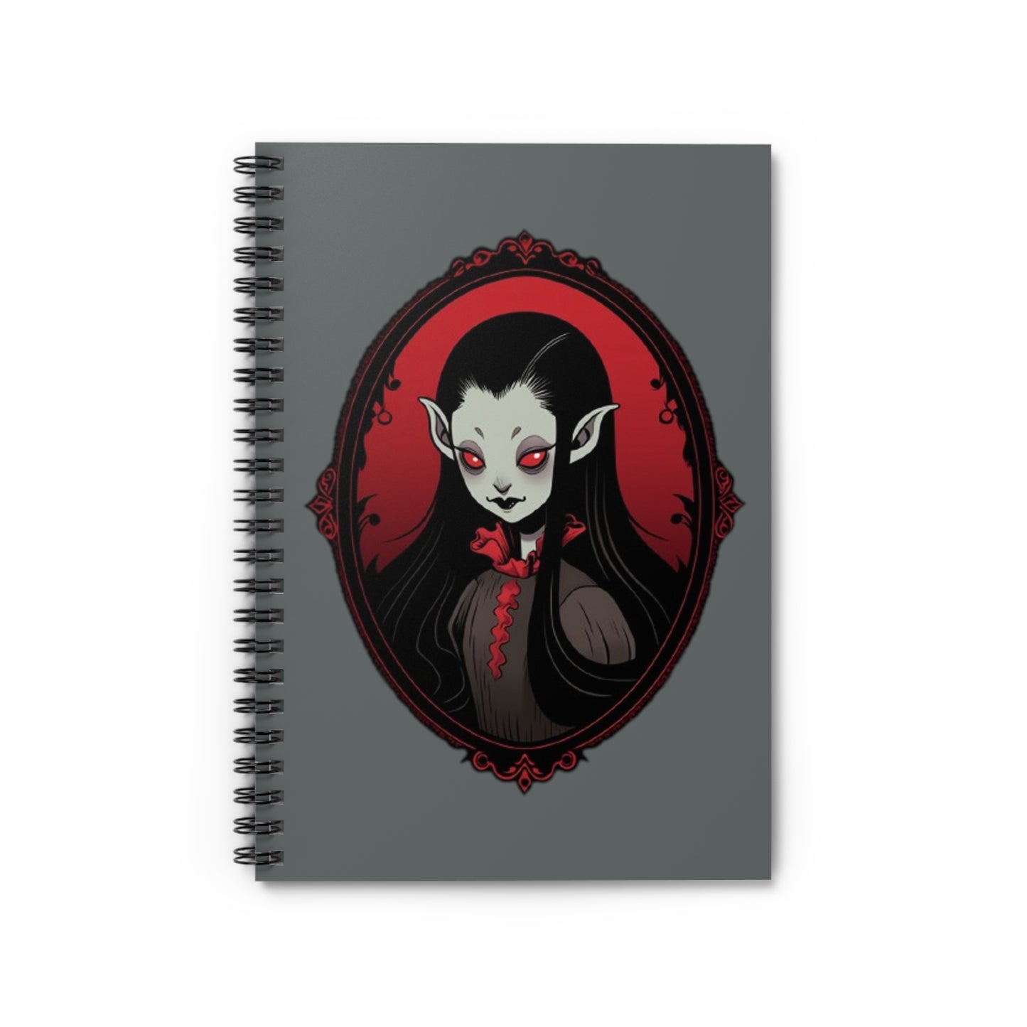 Cameo Vamp Spiral Notebook - Ruled Line