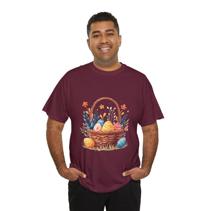 Easter Basket Unisex Heavy Cotton Tee