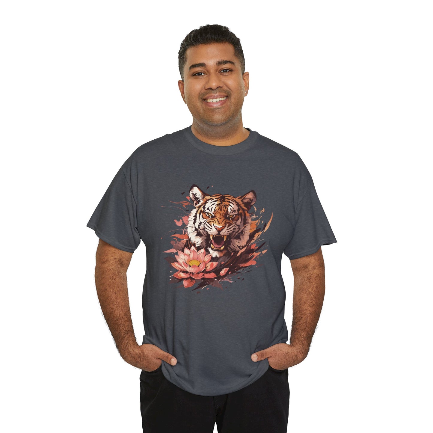 Lotus Tiger Unisex Heavy Cotton Tee