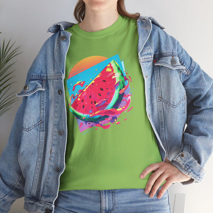 Summer Watermelon Unisex Heavy Cotton Tee