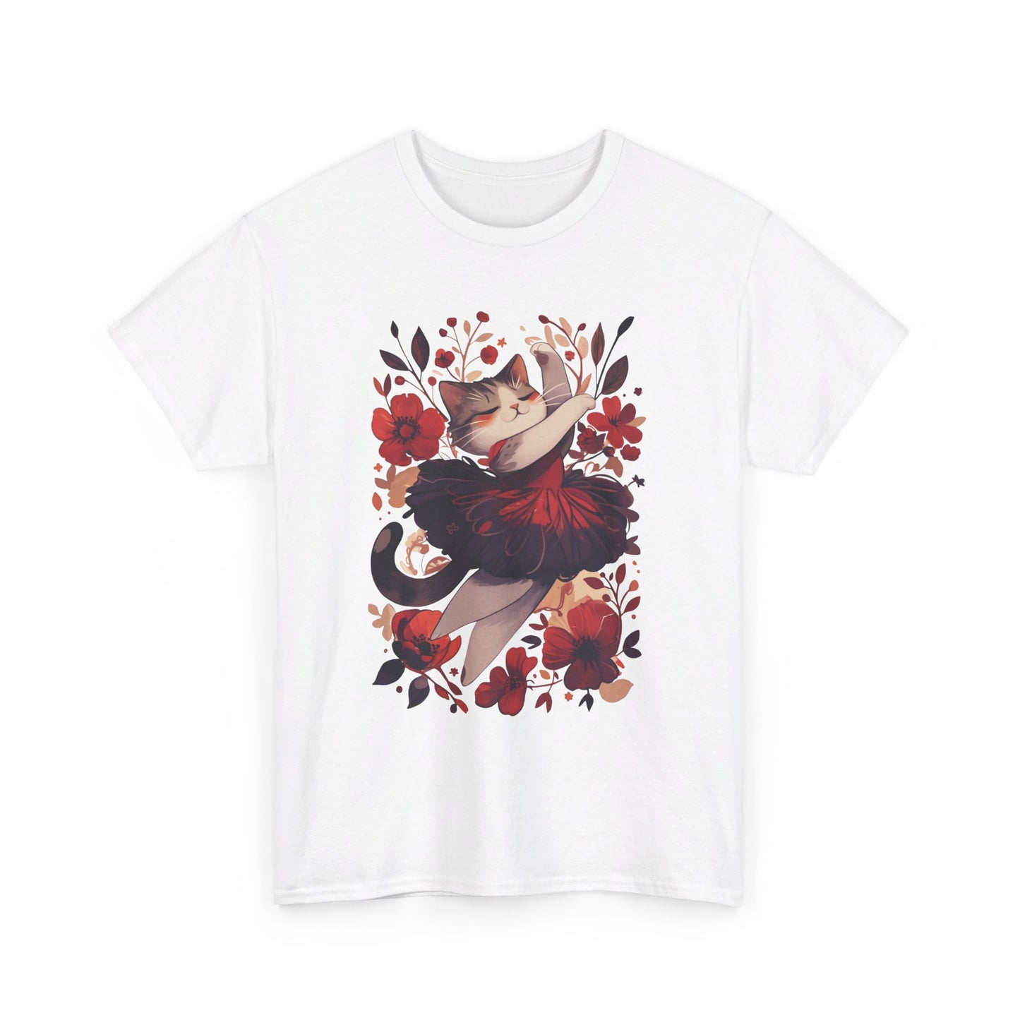 Ballet Cat Unisex Heavy Cotton Tee