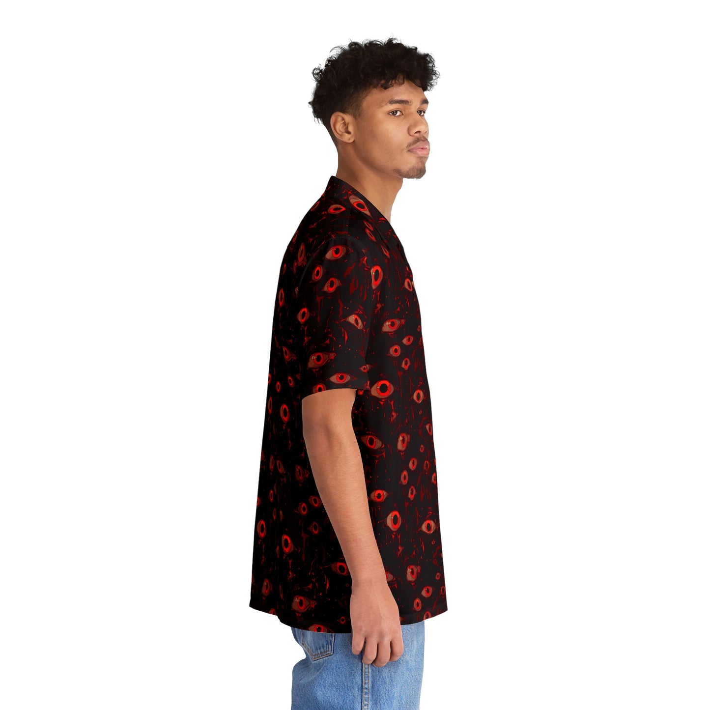 Watcher Men's Hawaiian Shirt (AOP)