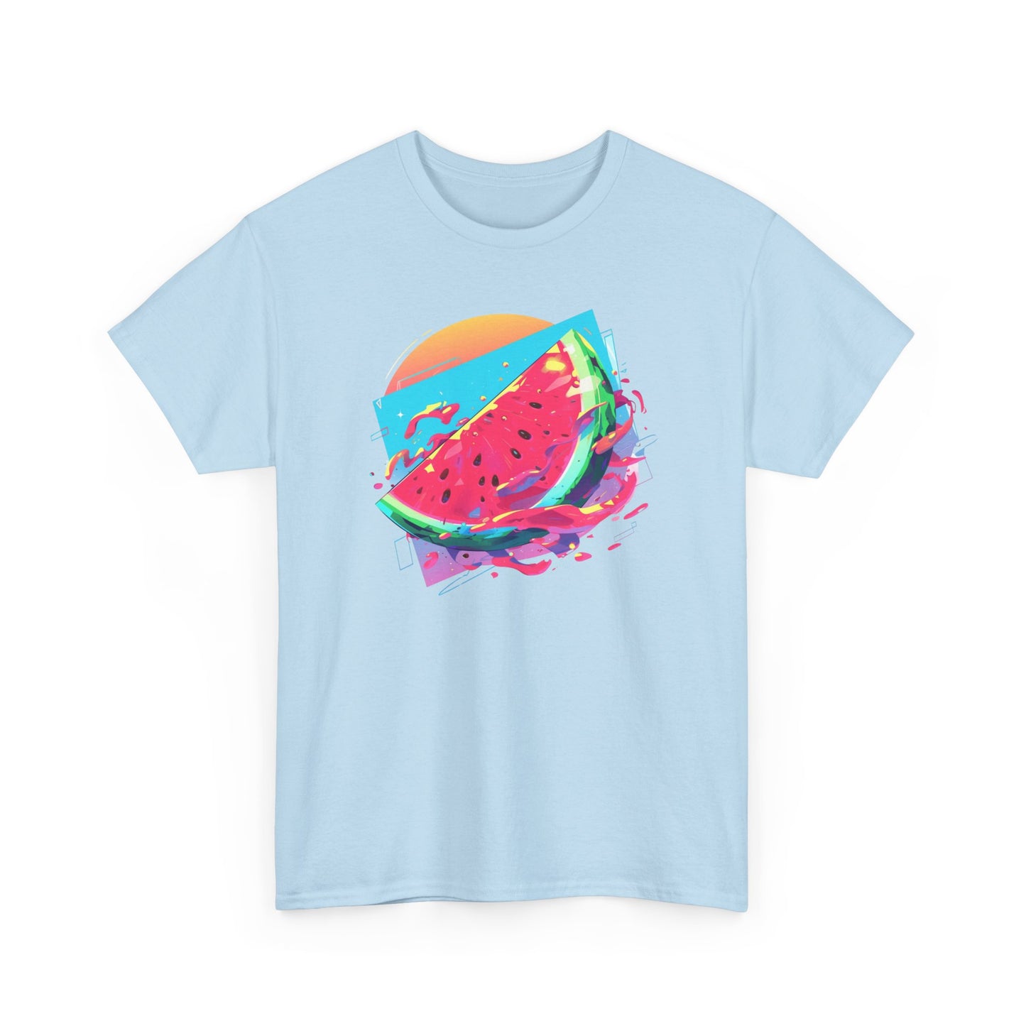 Summer Watermelon Unisex Heavy Cotton Tee