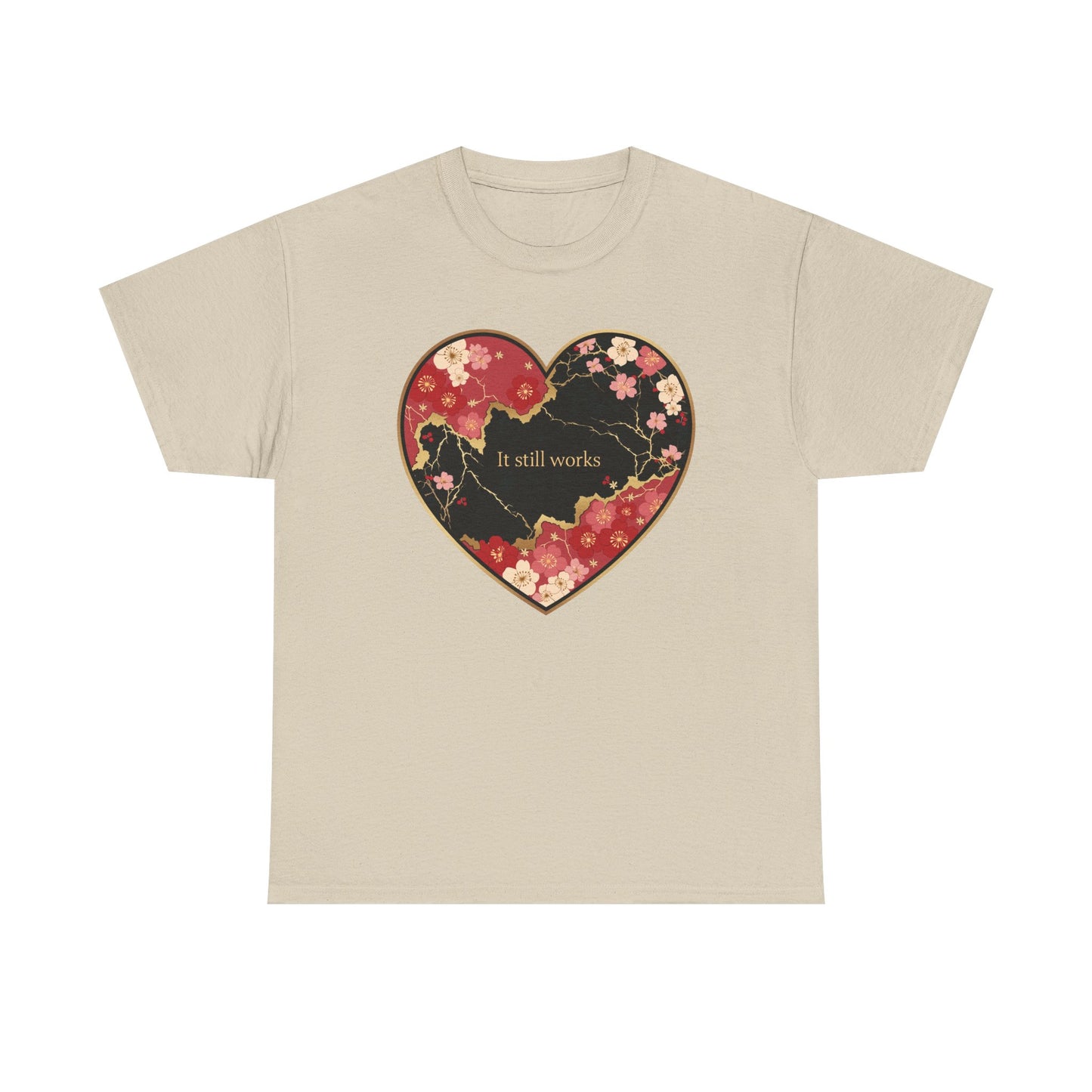 Kintsugi Heart Unisex Heavy Cotton Tee