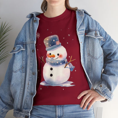 Snowman Unisex Heavy Cotton Tee