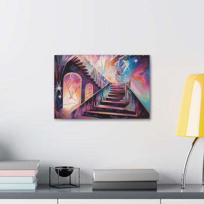 Cosmic Staircase Canvas Gallery Wrap