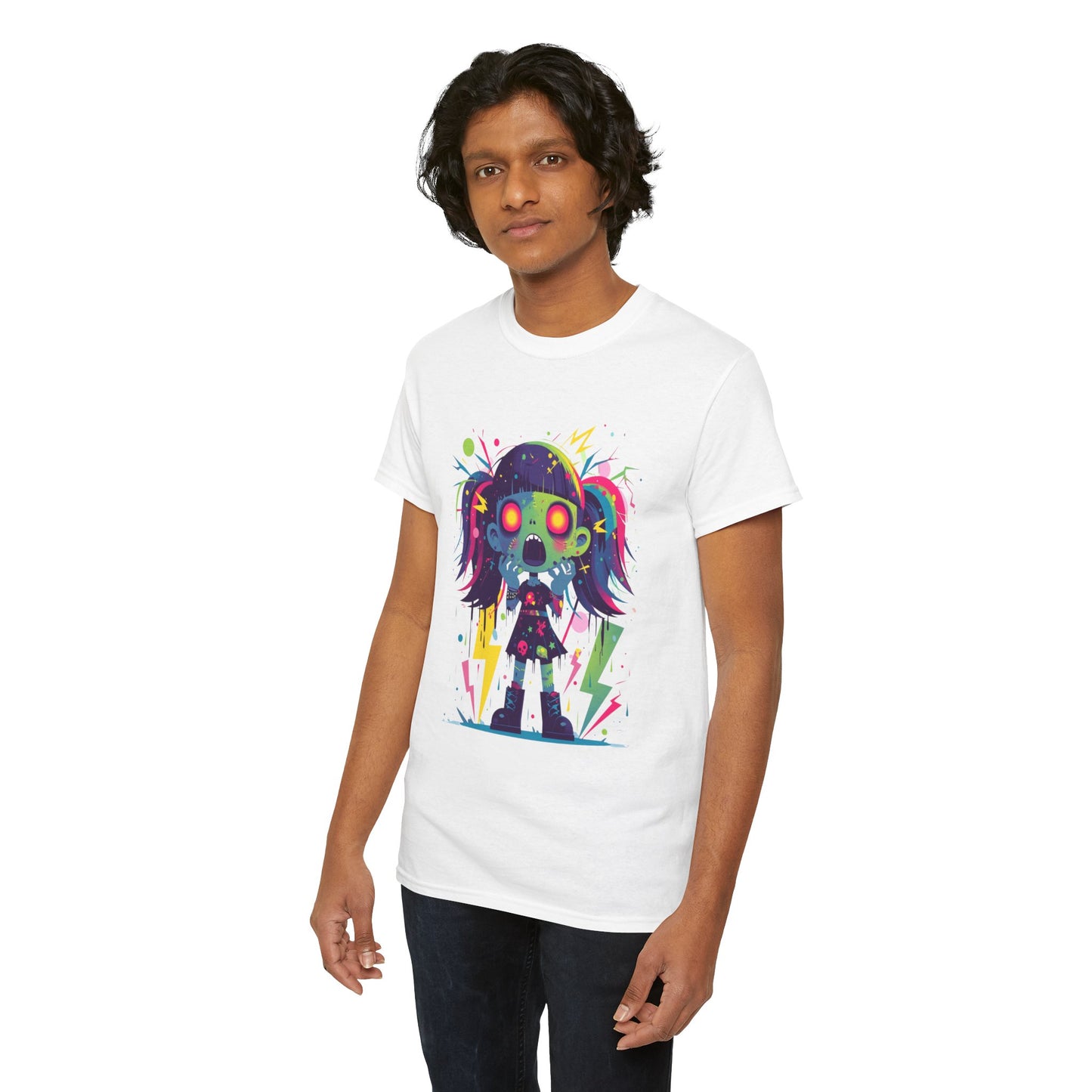 Electrified Zombie Unisex Heavy Cotton Tee