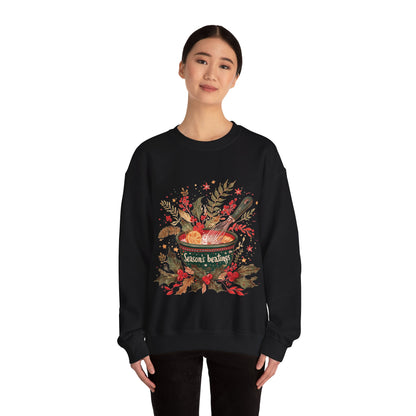 Season's Beatings (Baking) Unisex Heavy Blend™ Crewneck Sweatshirt