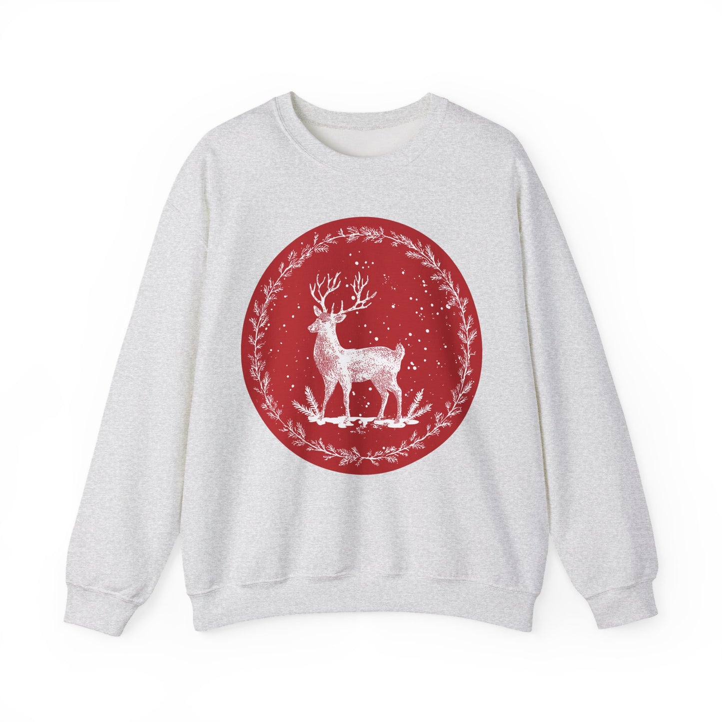 Rustic Deer Unisex Heavy Blend™ Crewneck Sweatshirt