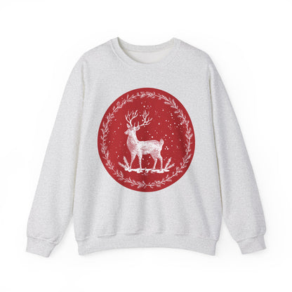 Rustic Deer Unisex Heavy Blend™ Crewneck Sweatshirt