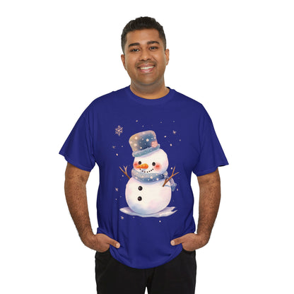 Snowman Unisex Heavy Cotton Tee
