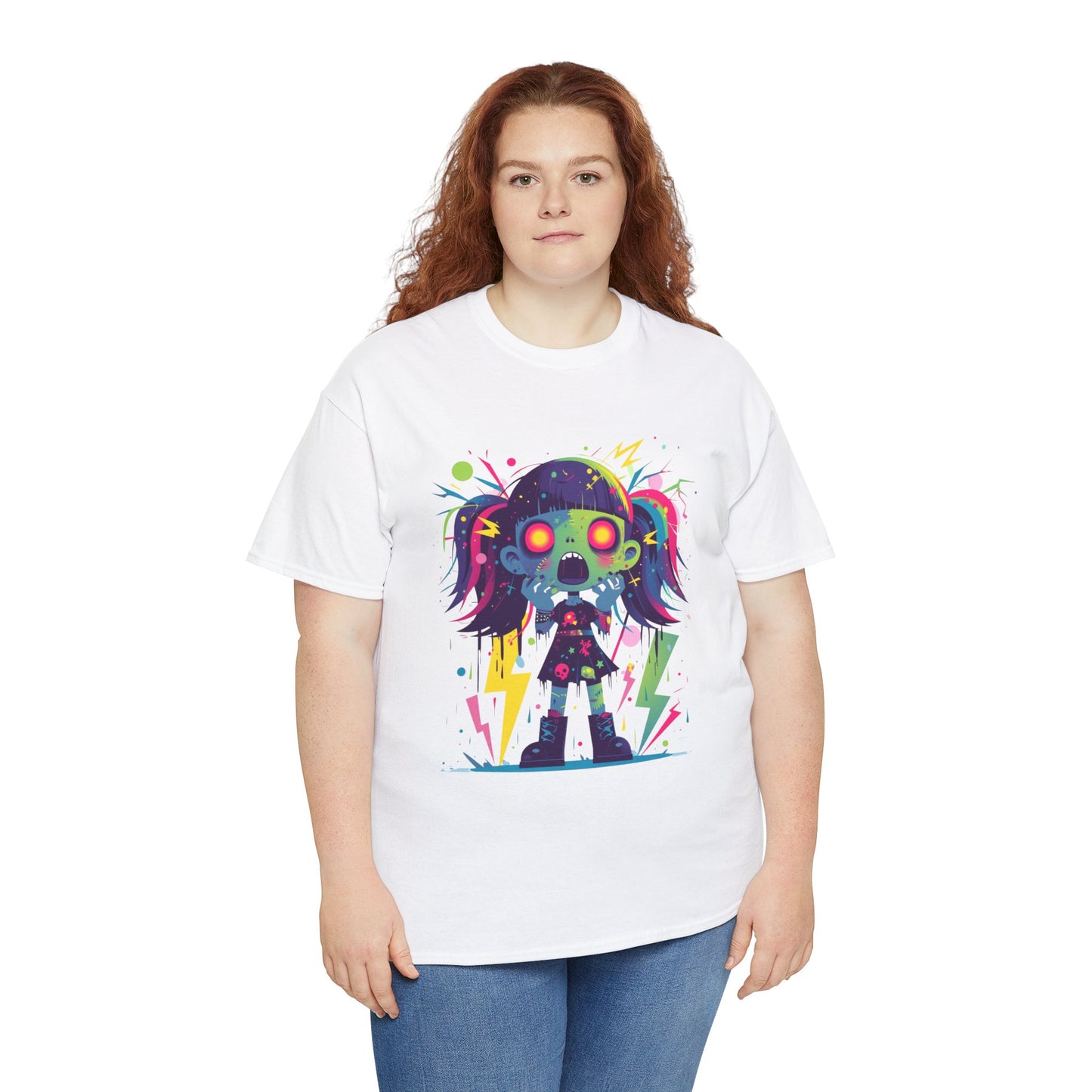 Electrified Zombie Unisex Heavy Cotton Tee