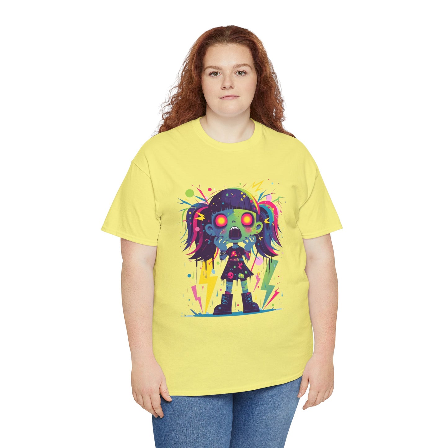 Electrified Zombie Unisex Heavy Cotton Tee