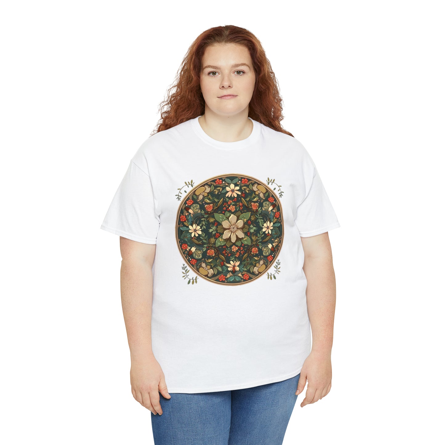 Druidic Mandala Unisex Heavy Cotton Tee