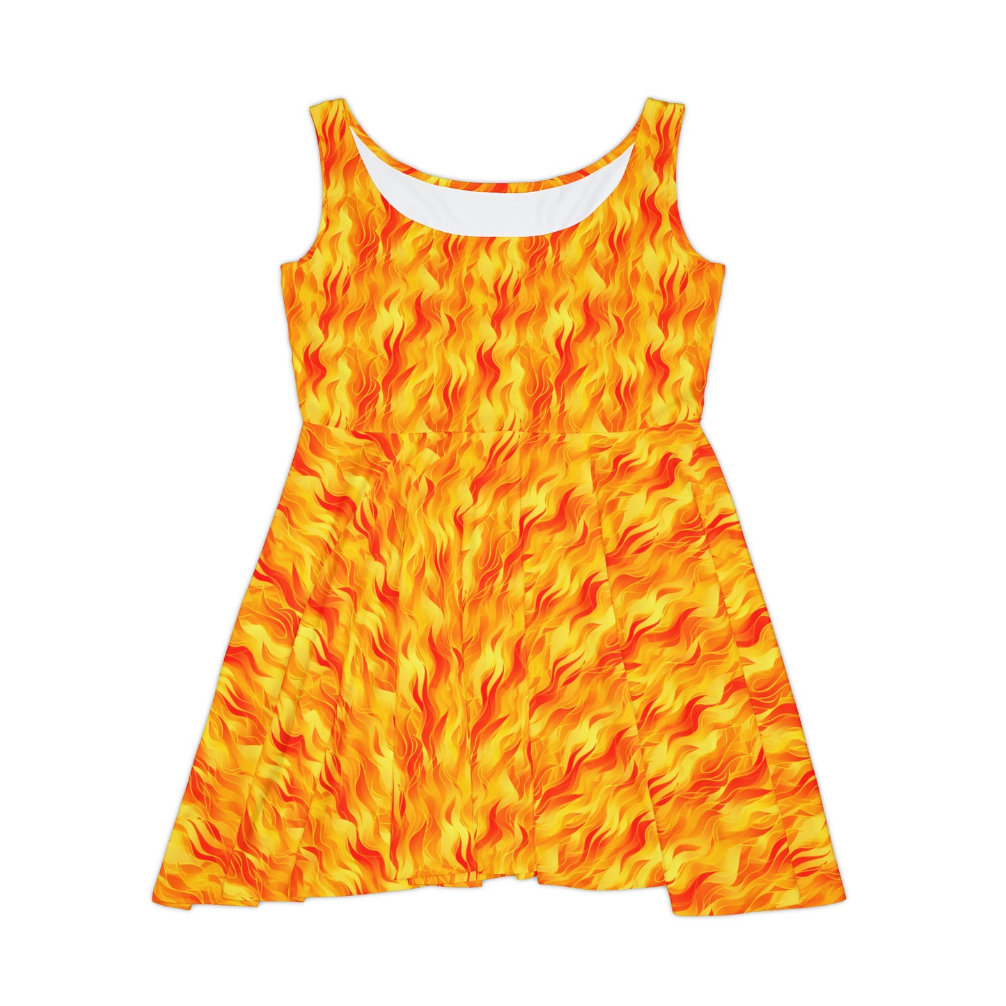 Bring the Heat Women's Skater Dress (AOP)