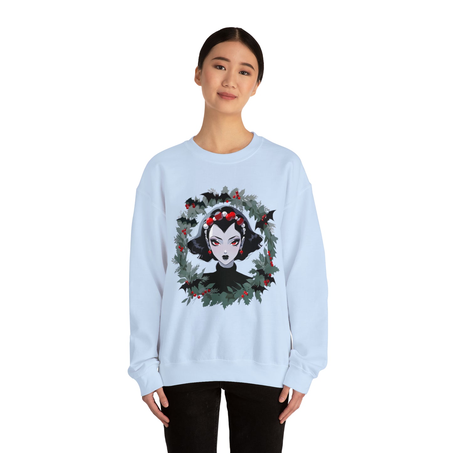 Vampire Wreath Unisex Heavy Blend™ Crewneck Sweatshirt