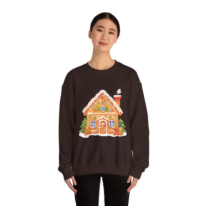 Gingerbread House Unisex Heavy Blend™ Crewneck Sweatshirt