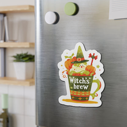 Witch's Brew Die-Cut Magnets