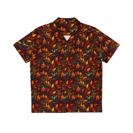 Fall Leaves Men's Hawaiian Shirt (AOP)