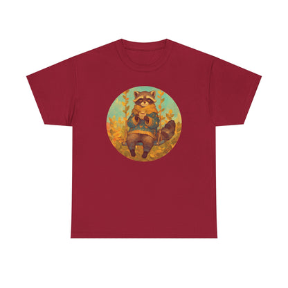 Cocoa Raccoon Unisex Heavy Cotton Tee