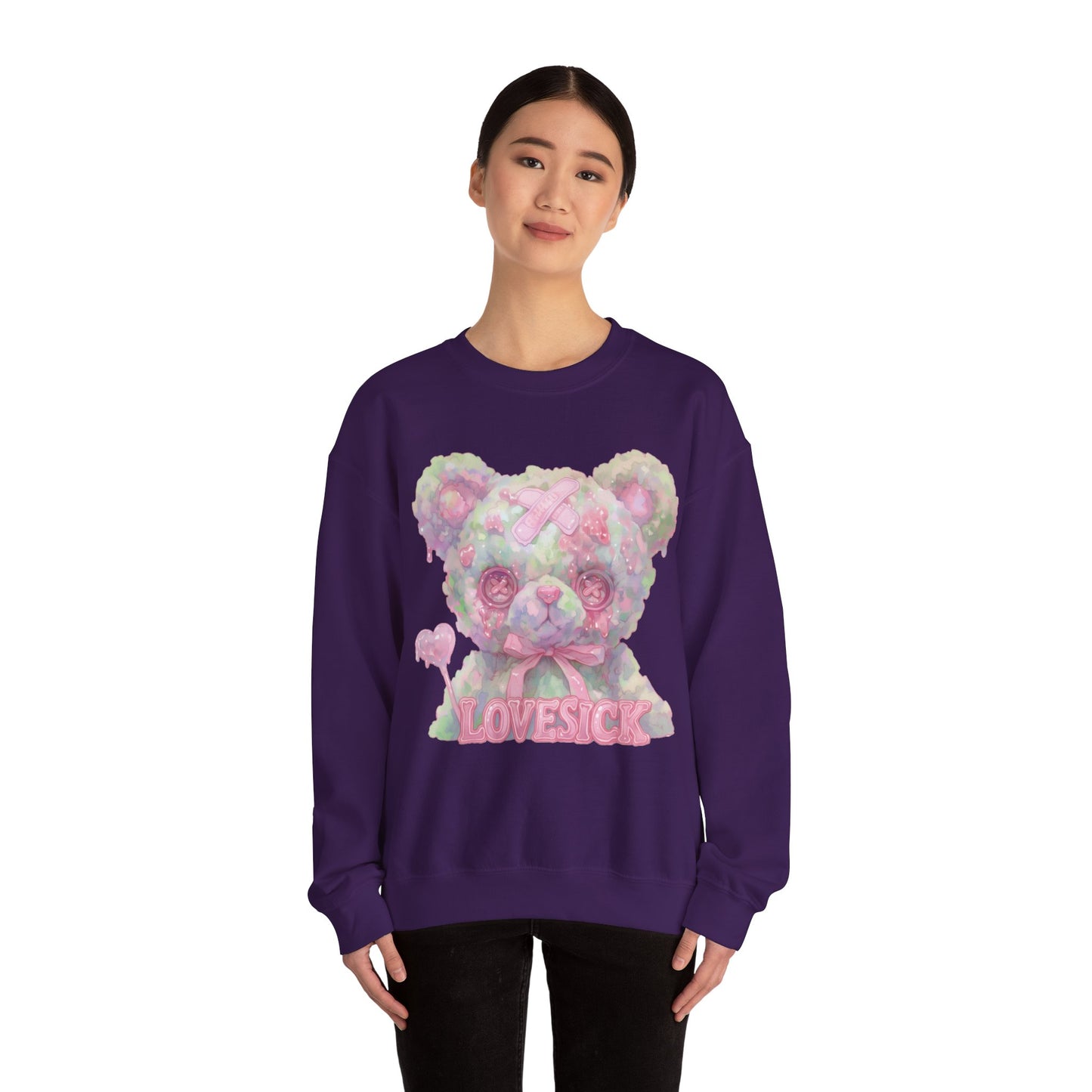 Lovesick Bear Unisex Heavy Blend™ Crewneck Sweatshirt