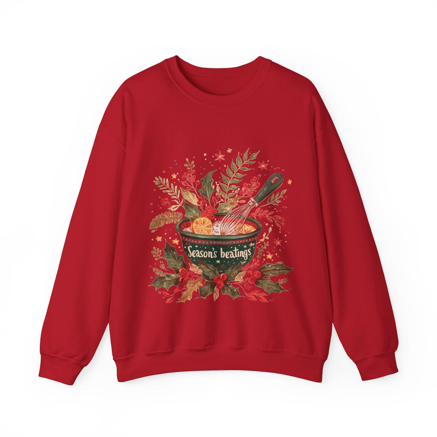 Season's Beatings (Baking) Unisex Heavy Blend™ Crewneck Sweatshirt