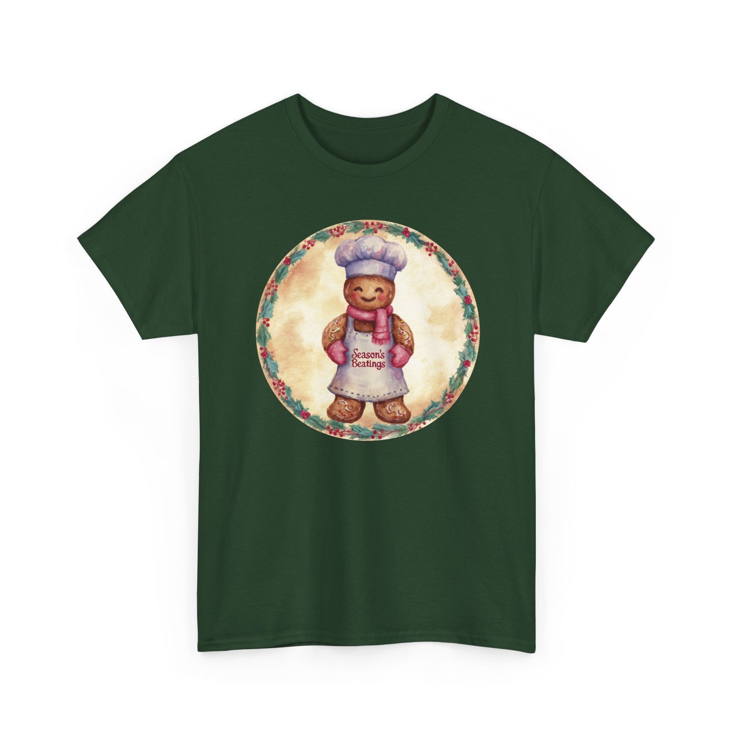 Gingerbread Baker Unisex Heavy Cotton Tee