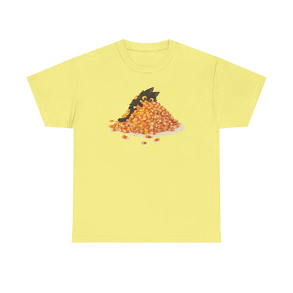 Candy Corn Cat Unisex Heavy Cotton Tee