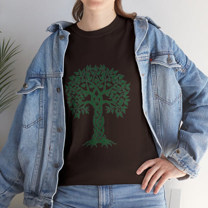 Celtic Tree Unisex Heavy Cotton Tee