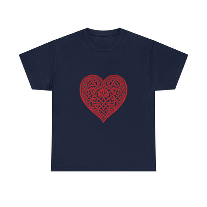Celtic Heart Unisex Heavy Cotton Tee