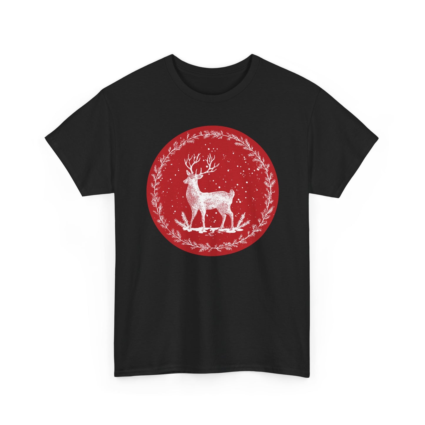 Rustic Deer Unisex Heavy Cotton Tee