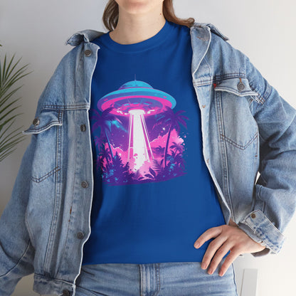 Tropical UFO Unisex Heavy Cotton Tee