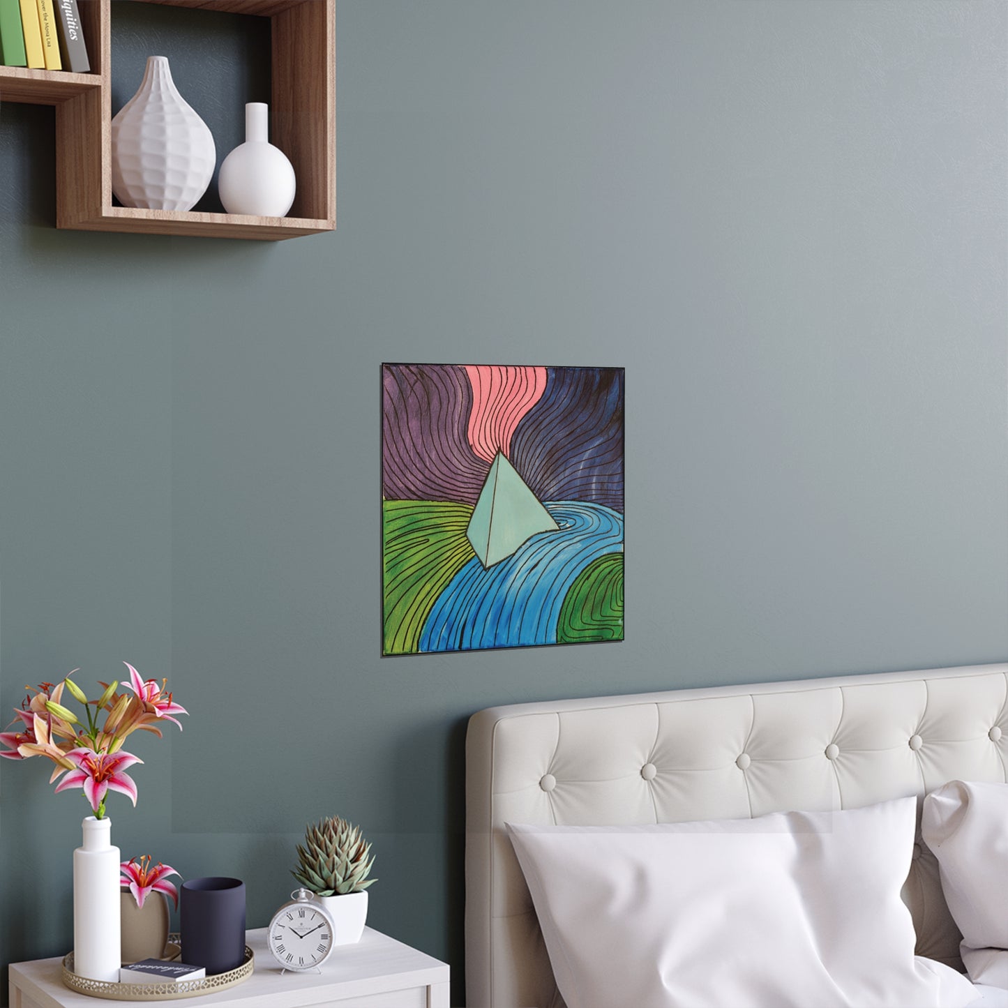 "It All Started Here, Where The Prism Landed" - acrylic art print