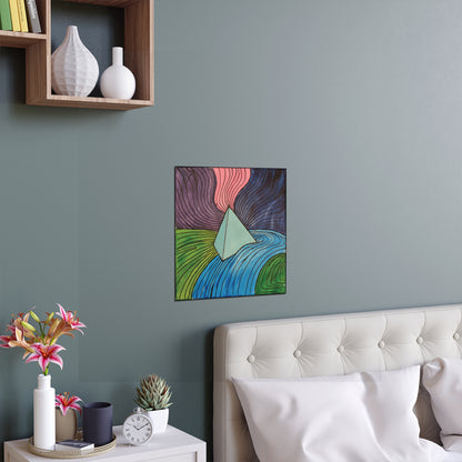 "It All Started Here, Where The Prism Landed" - acrylic art print