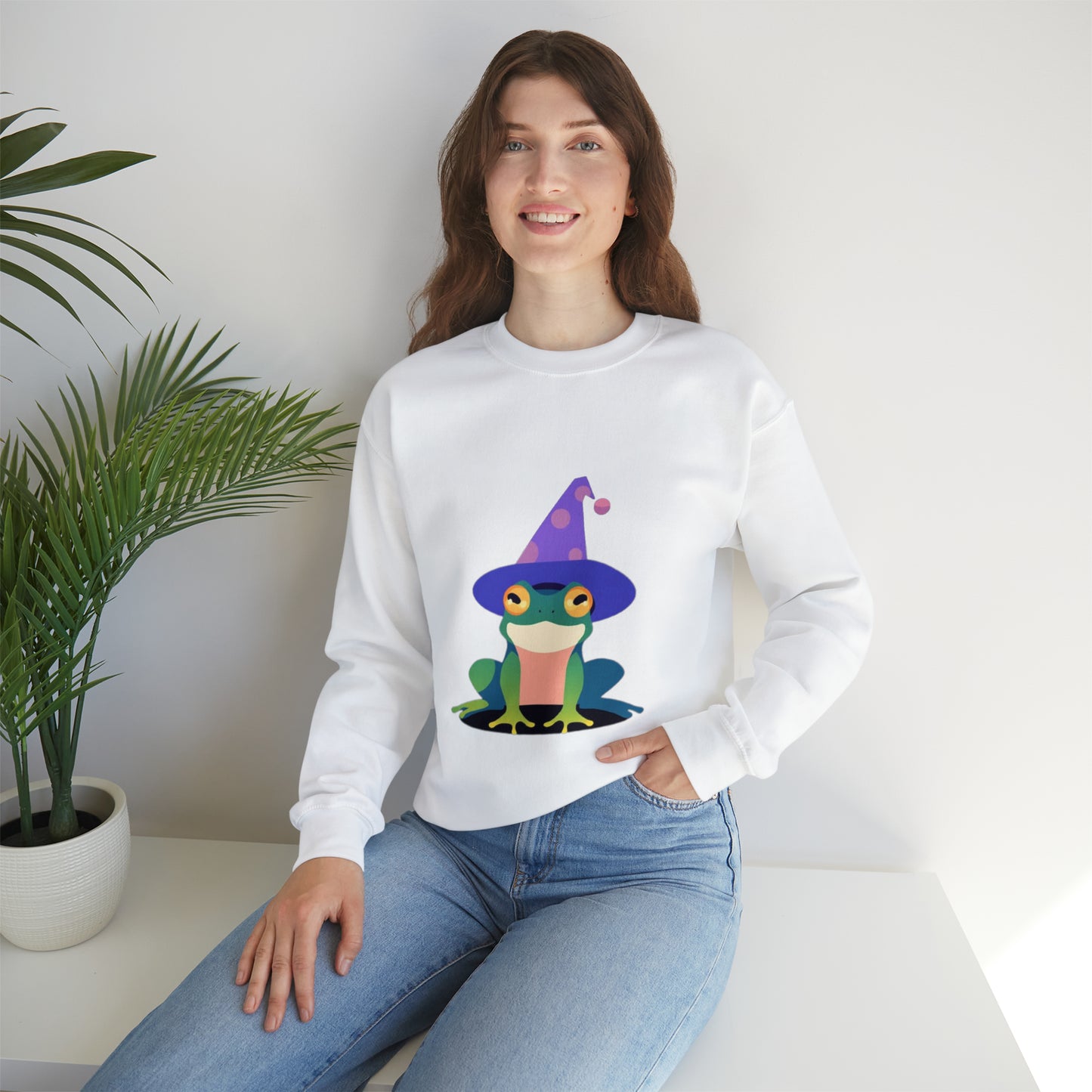 Wizard Frog Unisex Heavy Blend™ Crewneck Sweatshirt