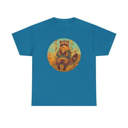 Cocoa Raccoon Unisex Heavy Cotton Tee