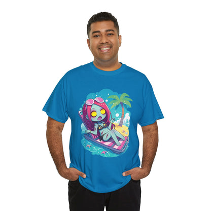 Beach Babe Zombie Unisex Heavy Cotton Tee