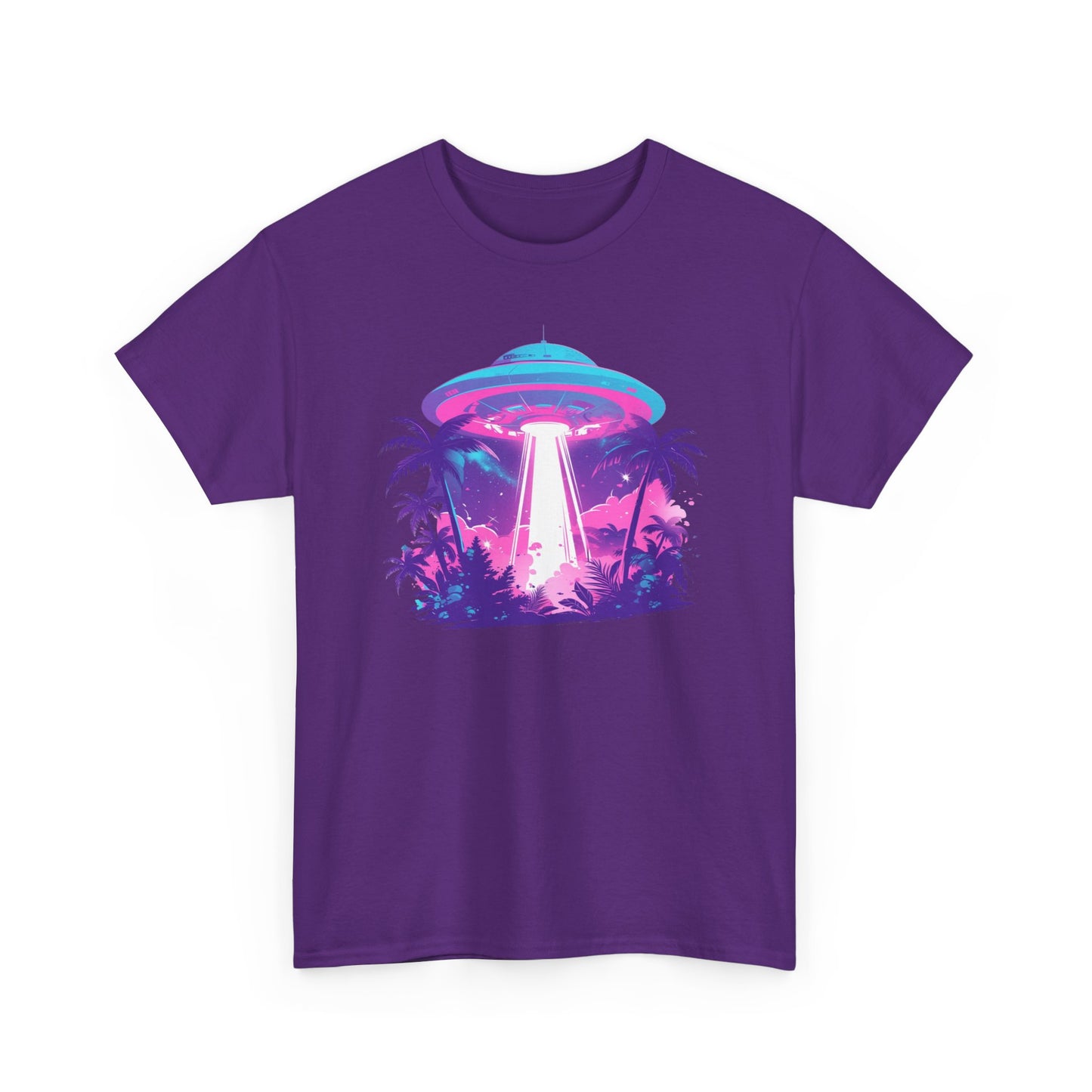 Tropical UFO Unisex Heavy Cotton Tee