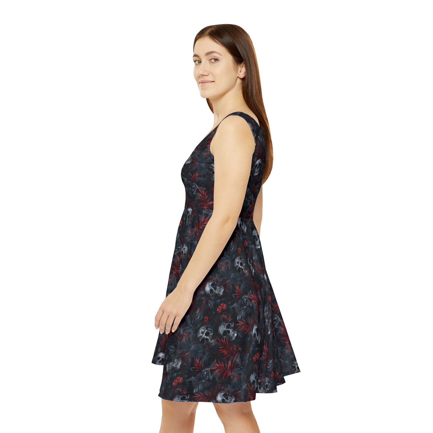 Hawaiian Gothic Women's Skater Dress (AOP)