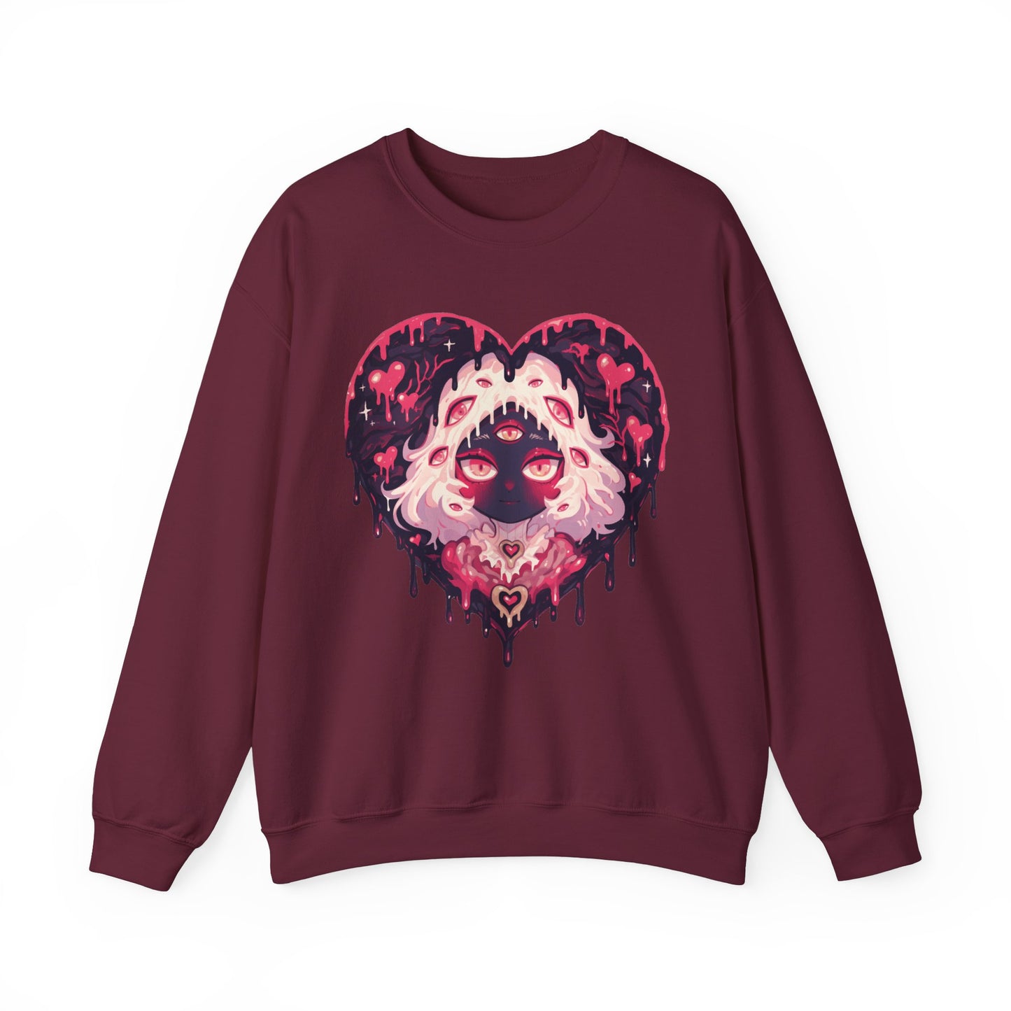 Melty Heart Unisex Heavy Blend™ Crewneck Sweatshirt