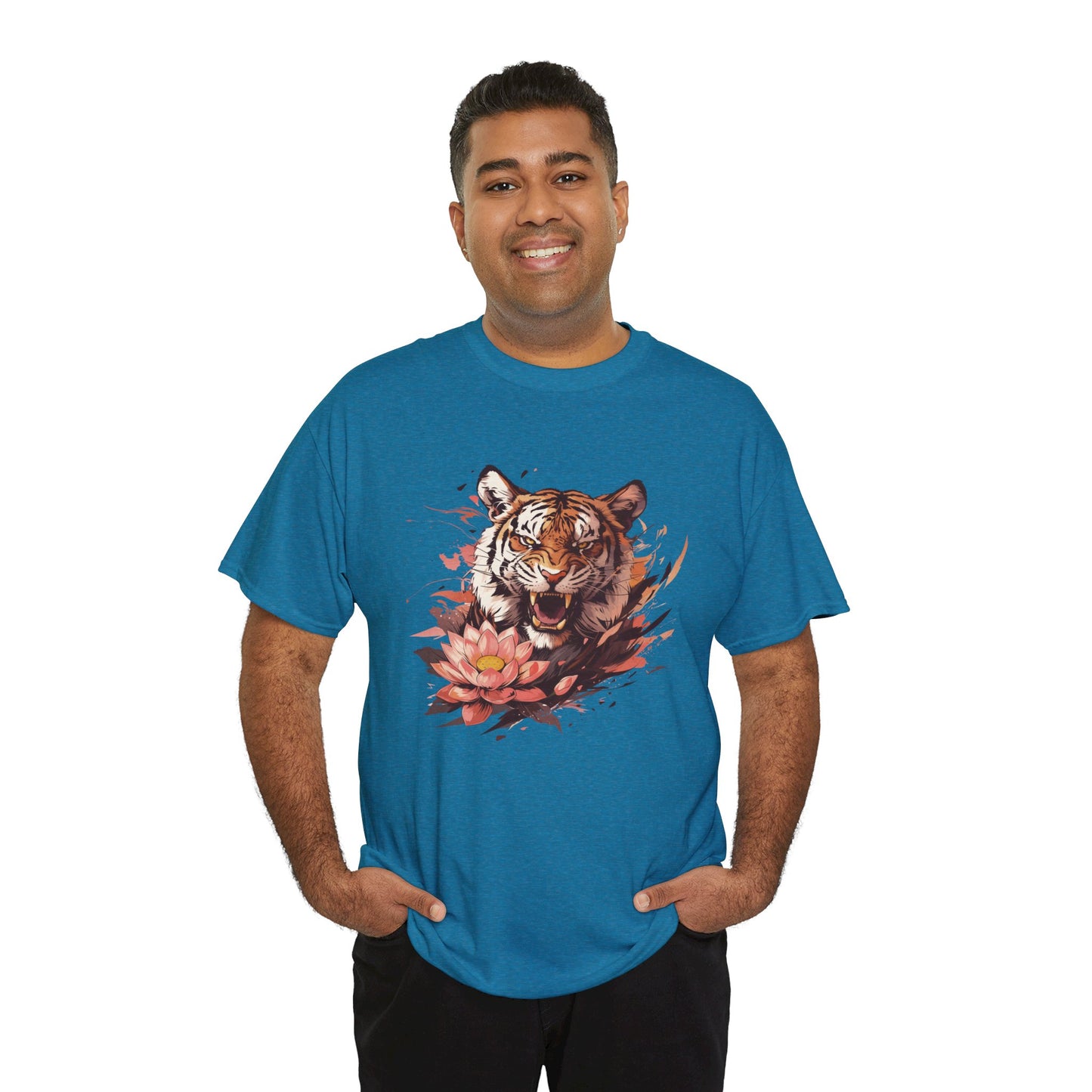 Lotus Tiger Unisex Heavy Cotton Tee