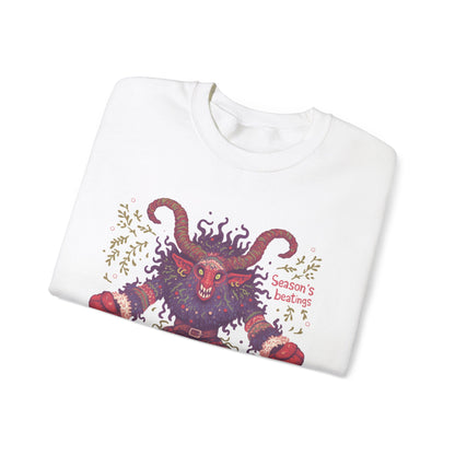 Season's Beatings (Krampus) Unisex Heavy Blend™ Crewneck Sweatshirt