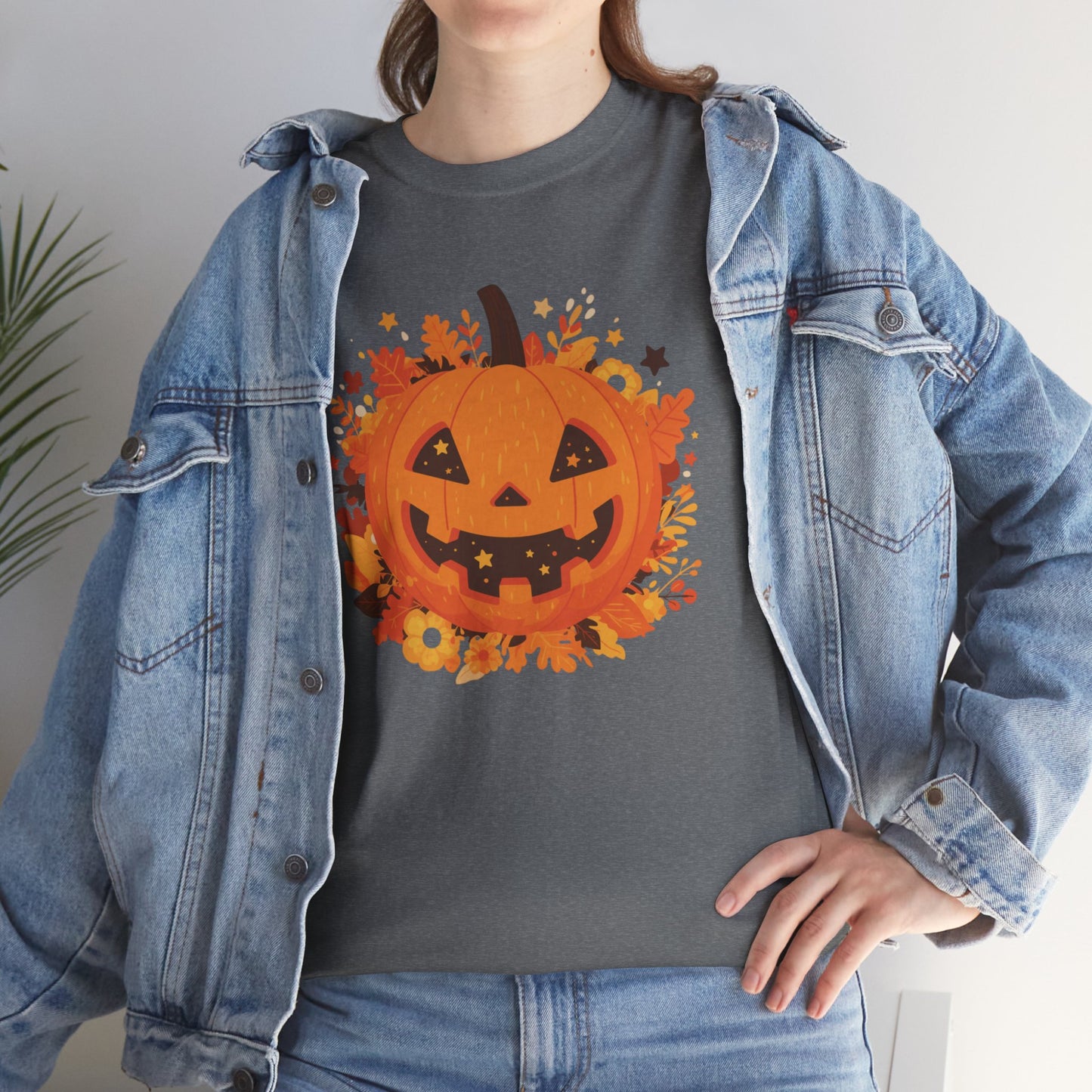 Jack-O-Lantern Unisex Heavy Cotton Tee