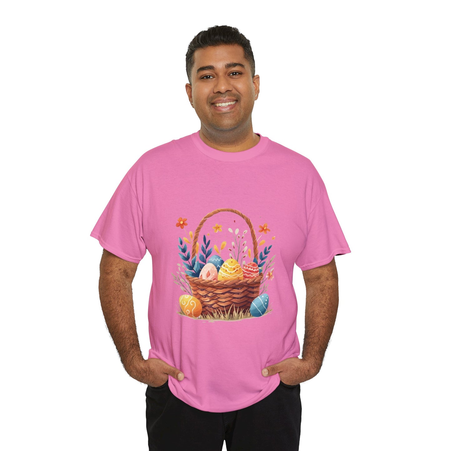 Easter Basket Unisex Heavy Cotton Tee