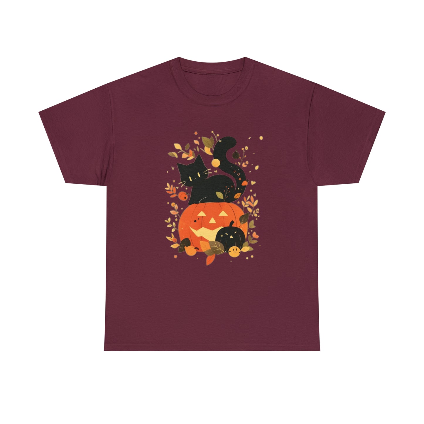 Spooky Kitty Unisex Heavy Cotton Tee