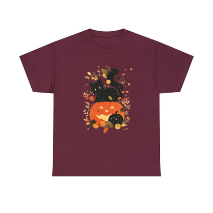 Spooky Kitty Unisex Heavy Cotton Tee