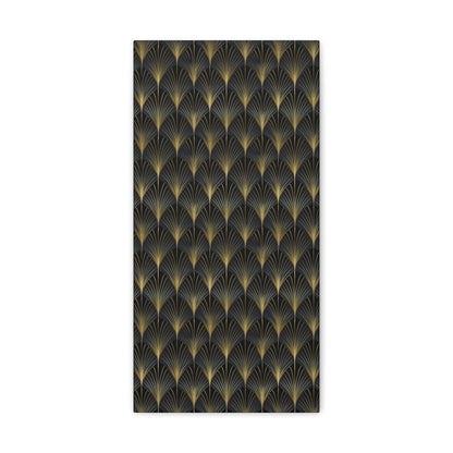 Art Deco Fans Canvas Gallery Wrap