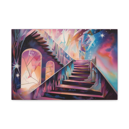 Cosmic Staircase Canvas Gallery Wrap