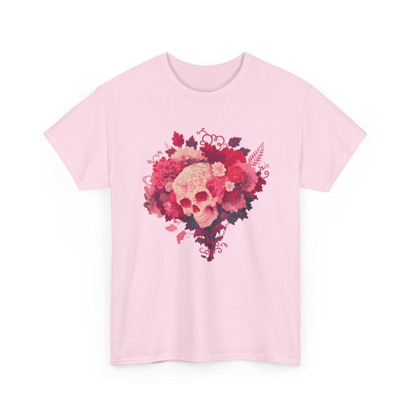 Skull Bouquet Unisex Heavy Cotton Tee