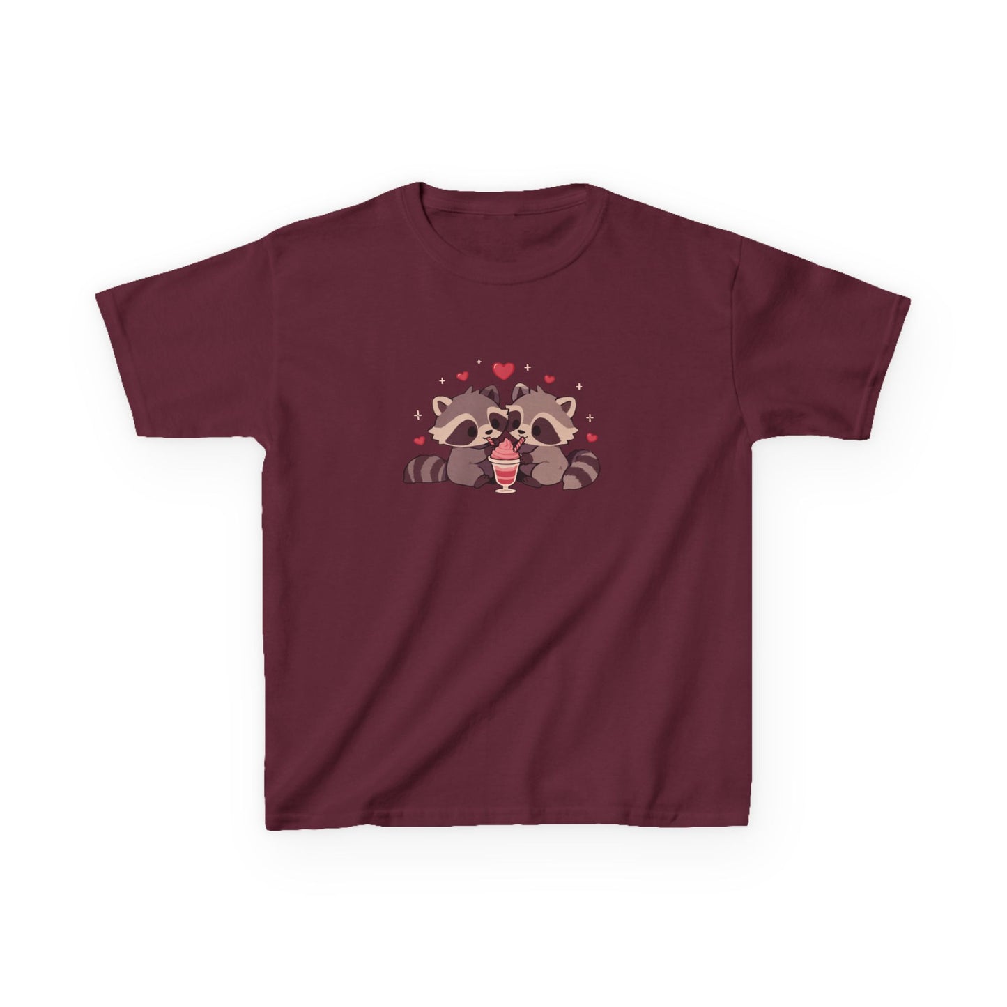 Raccoons Sharing Milkshake Kids Heavy Cotton™ Tee